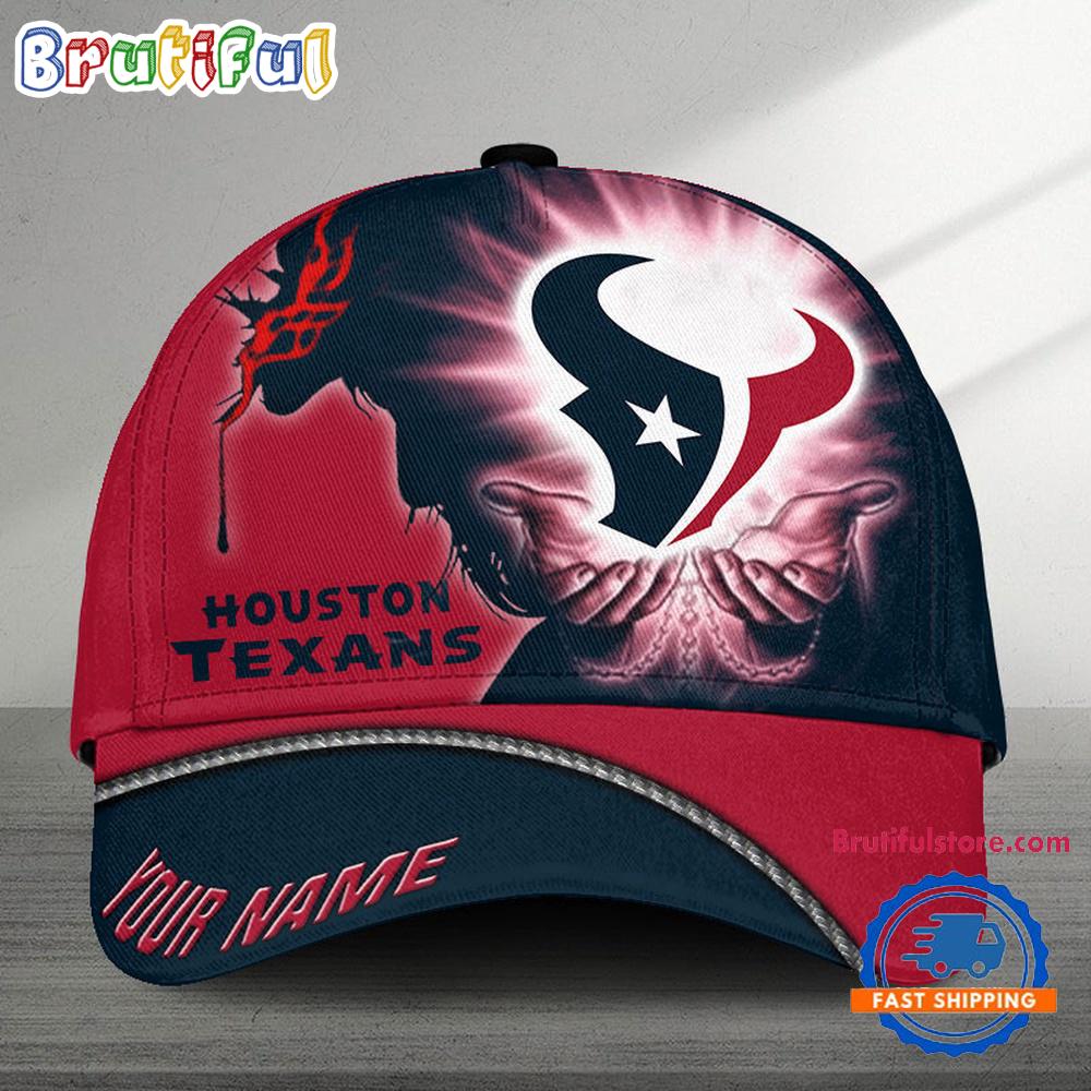 NFL Houston Texans Football Team American God Cap