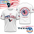 NFL Houston Texans Football Team Independence Day New Design 3D Shirt
