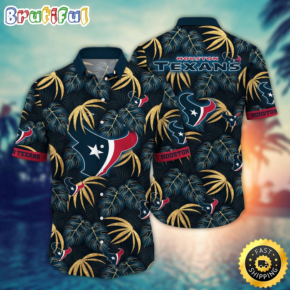 NFL Houston Texans Hawaii Shirt Flower Beachy Keen Fashion