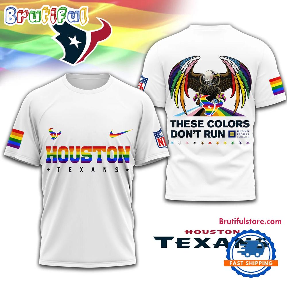 NFL Houston Texans Human Rights Campaign LGBT Pride Month 3D T Shirt