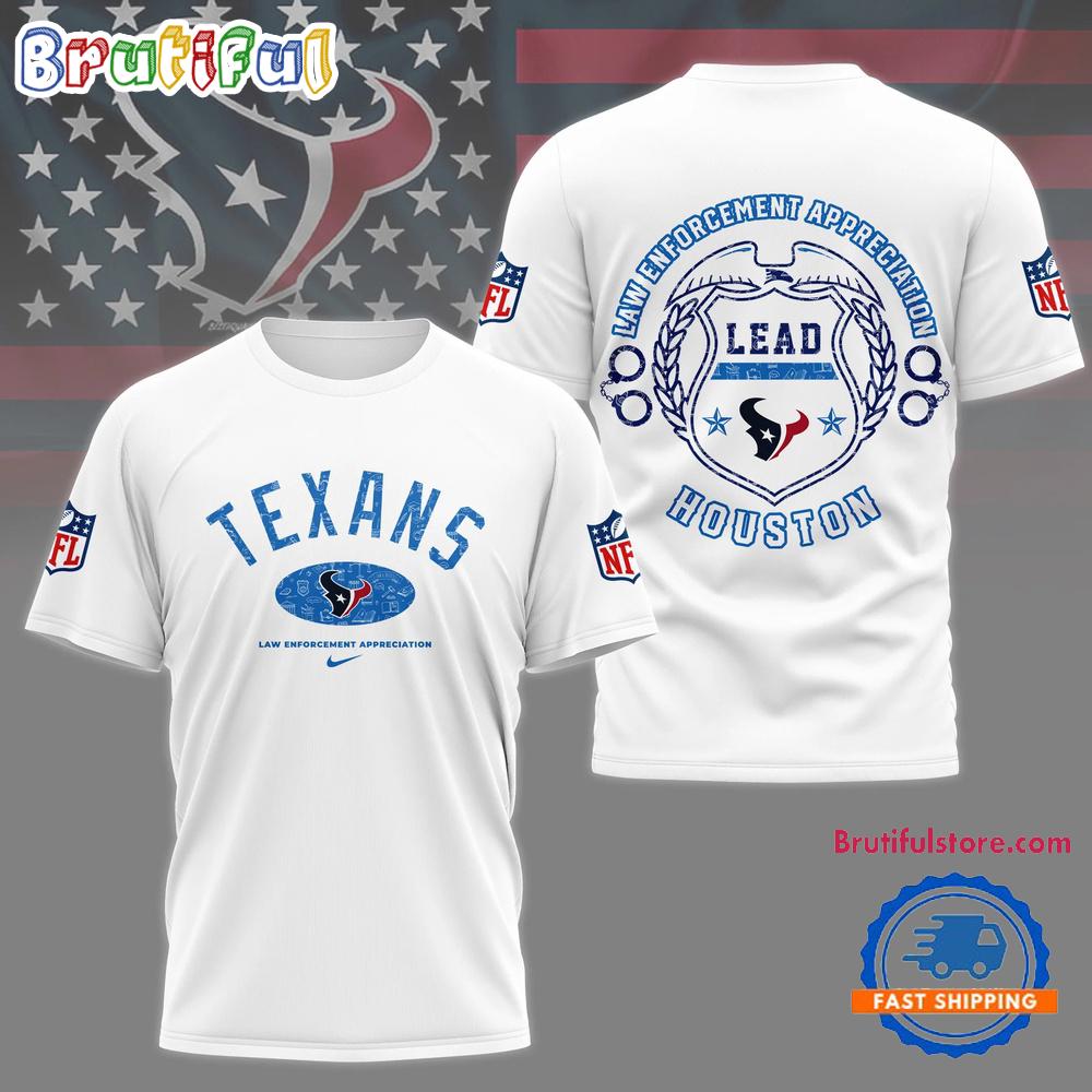 NFL Houston Texans Law Appreciation Month 3D Shirt