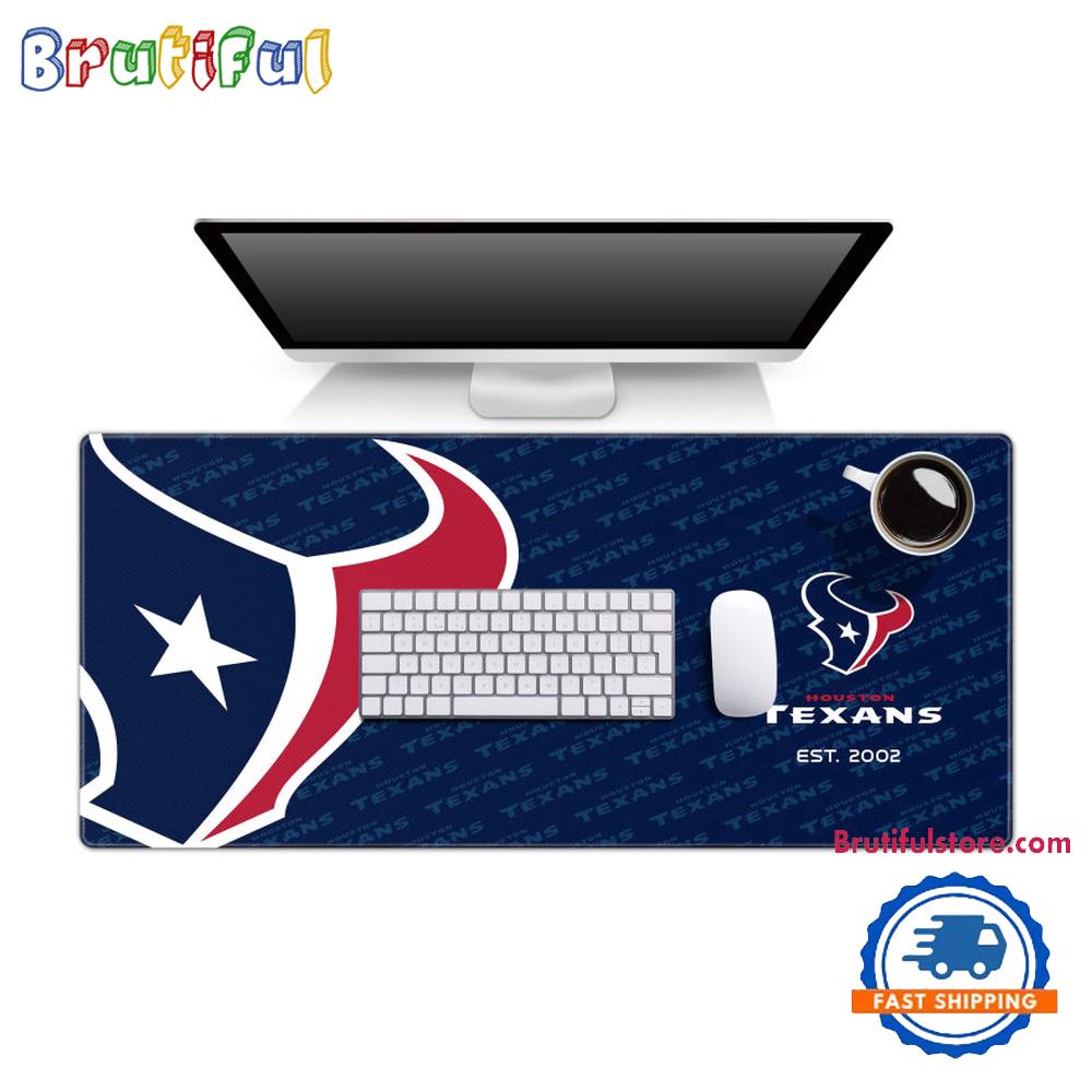 NFL Houston Texans Mouse Mats, Football Logo Series Desk Mouse Pad