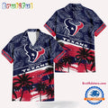 NFL Houston Texans Palm Tree Tropical Trendy Football Hawaiian Shirt
