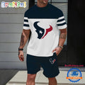 NFL Houston Texans Trendy Summer T Shirt And Shorts Set