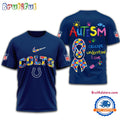 NFL Indianapolis Colts 2025 Autism Awareness 3D Shirt