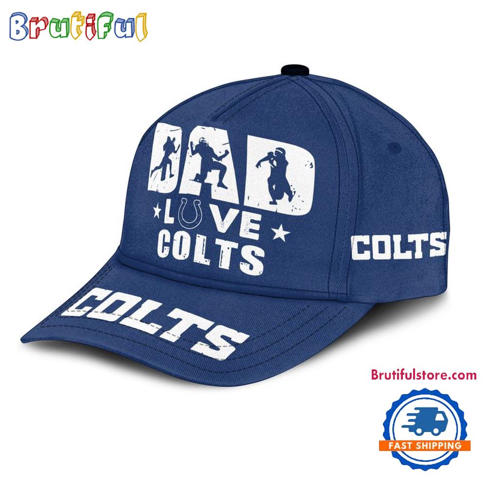 NFL Indianapolis Colts Dad Love Best Father’s Day Baseball Cap