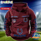 NFL Indianapolis Colts Football Team Custom Name Cargo Hoodie