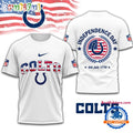 NFL Indianapolis Colts Football Team Independence Day New Design 3D Shirt