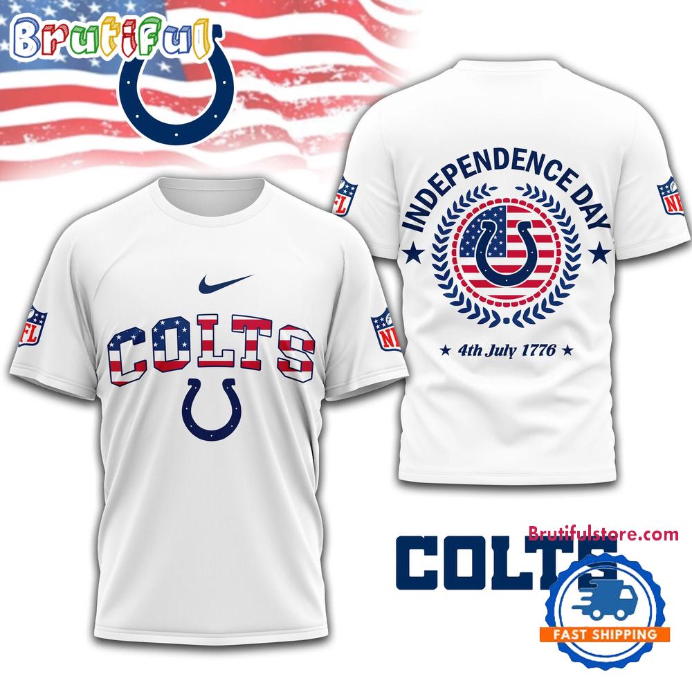 NFL Indianapolis Colts Football Team Independence Day New Design 3D Shirt