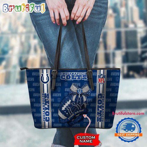 NFL Indianapolis Colts Football Team Women’s Leather Tote Bag