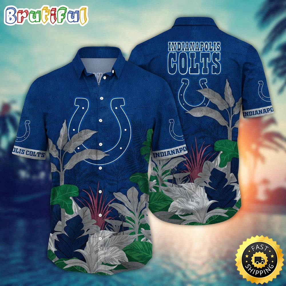 NFL Indianapolis Colts Hawaii Shirt Flower Hawaiian Style Statements