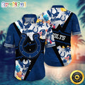 NFL Indianapolis Colts Hawaii Shirt Flower Island Inspired Apparel