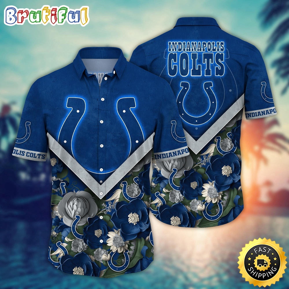 NFL Indianapolis Colts Hawaii Shirt Flower Summer Ready Shirts