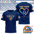 NFL Indianapolis Colts LGBT Happy Pride Month 2025 3D T Shirt