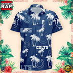NFL Indianapolis Colts Palm Tree Pattern Hawaii Shirt