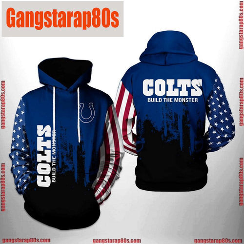 NFL Indianapolis Colts Team US 3D Printed Hoodie Shirt