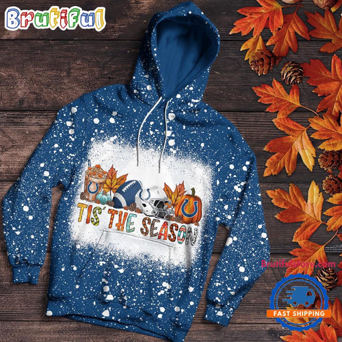 NFL Indianapolis Colts Tis The Season Special Pumpkin Halloween Hoodie Shirt