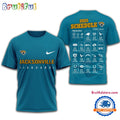 NFL Jacksonville Jaguars 2025 SCHEDULE Unisex 3D Shirt