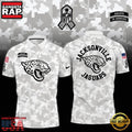 NFL Jacksonville Jaguars Camo 2025 Salute to Service Polo Shirt