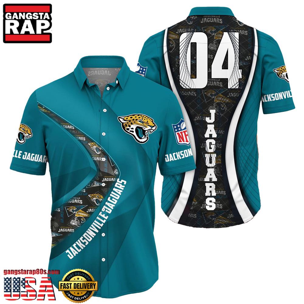 NFL Jacksonville JaguarsCustom Name Number New Design Hawaiian Shirt For Men Women