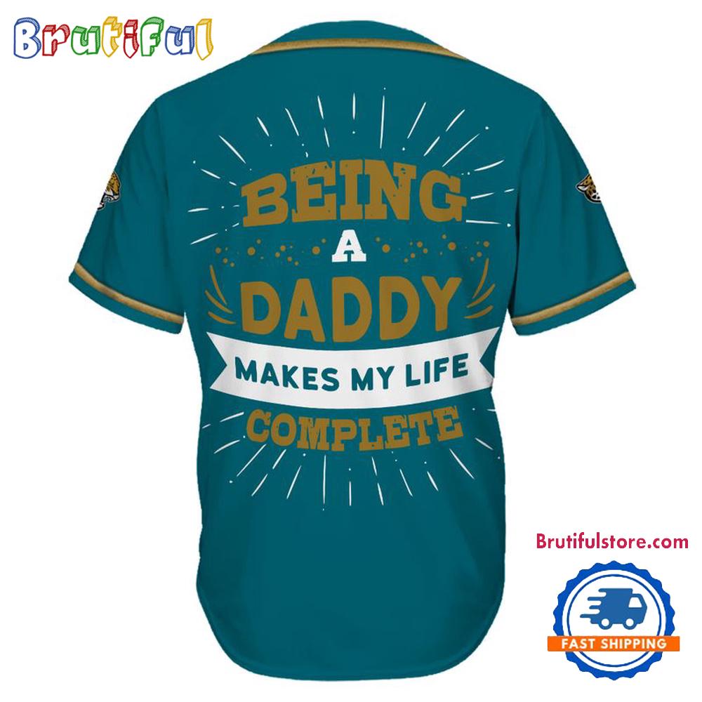 NFL Jacksonville Jaguars Football Being A Daddy Father’s Day Baseball Jersey