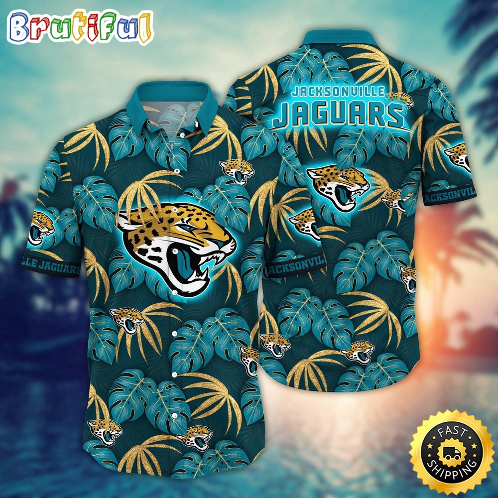 NFL Jacksonville Jaguars Hawaii Shirt Flower Beachy Keen Fashion