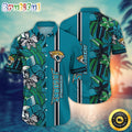 NFL Jacksonville Jaguars Hawaii Shirt Flower Chic Aloha Fashion