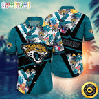 NFL Jacksonville Jaguars Hawaii Shirt Flower Island Inspired Apparel