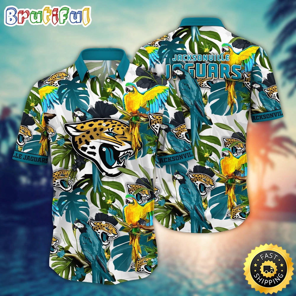 NFL Jacksonville Jaguars Hawaii Shirt Flower Sunshine Inspired Tops
