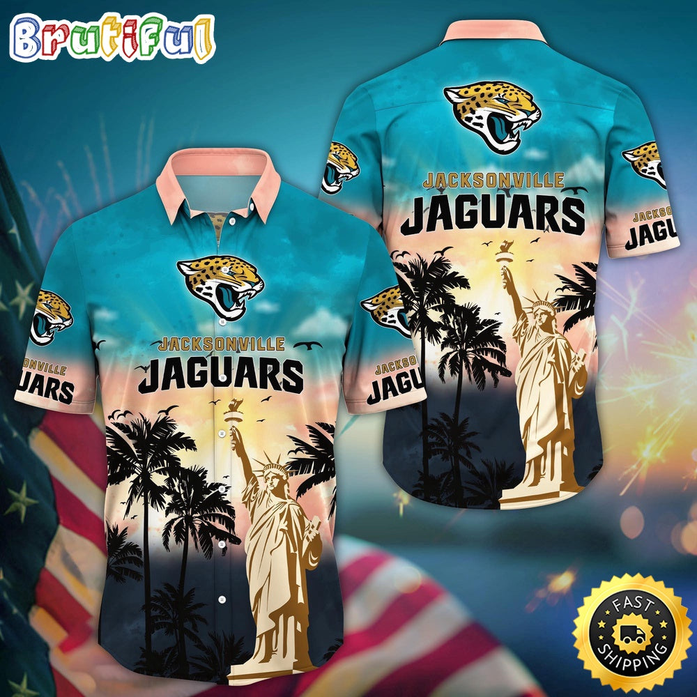NFL Jacksonville Jaguars Hawaii Shirt Statue Of Liberty Aloha Shirt