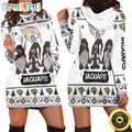 NFL Jacksonville Jaguars Hoodie Dress Gnomes All Over Print Hoodie Women