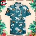 NFL Jacksonville Jaguars Palm Tree Pattern Hawaii Shirt