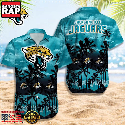 NFL Jacksonville Jaguars Retro Aloha Shirts For Men Women