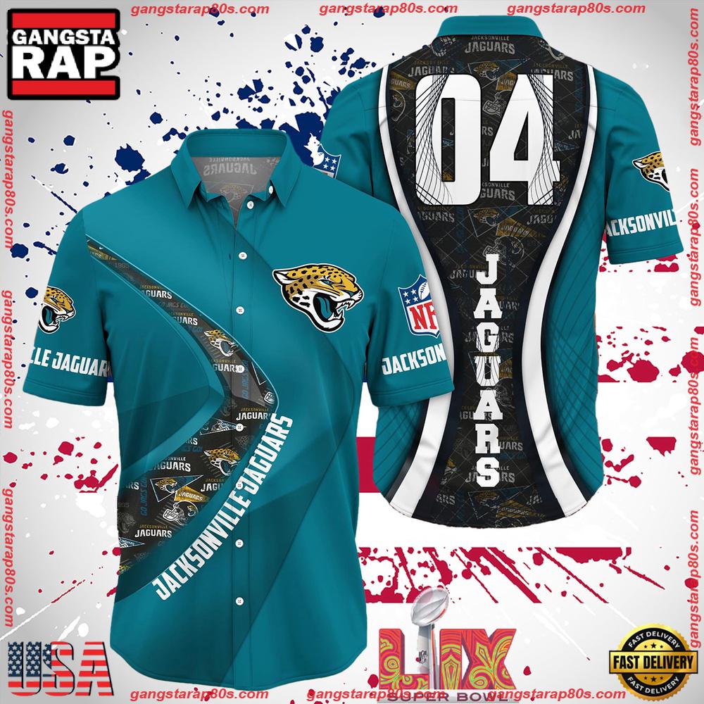 NFL Jacksonville Jaguars Super Bowl LIX 2025 Custom Aloha Hawaiian Shirt
