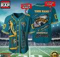 NFL Jacksonville Jaguars Team Logo Litmited Edition Baseball Jersey Shirt