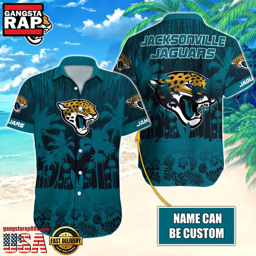 NFL Jacksonville Jaguars Vintage Style Custom Aloha Shirts For Men Women