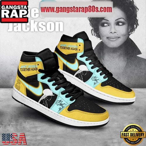 Janet Jackson Together Again Air Jordan 1 Sneakers Shoes