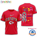 NFL Kansas City Chiefs 2025 Autism Awareness 3D Shirt