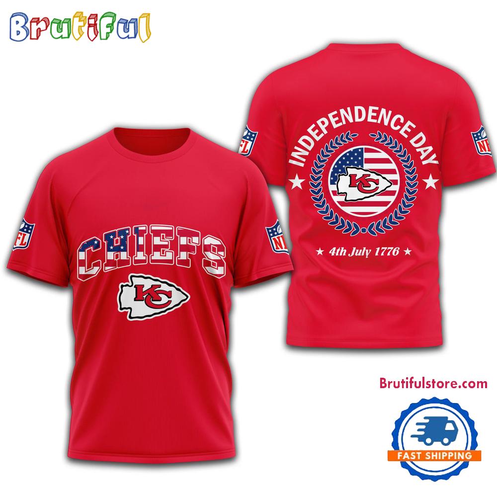 NFL Kansas City Chiefs 2025 Independence Day All Over Print Shirt