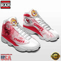 NFL Kansas City Chiefs New Design Air Jordan 13 Running Sneakers Shoes