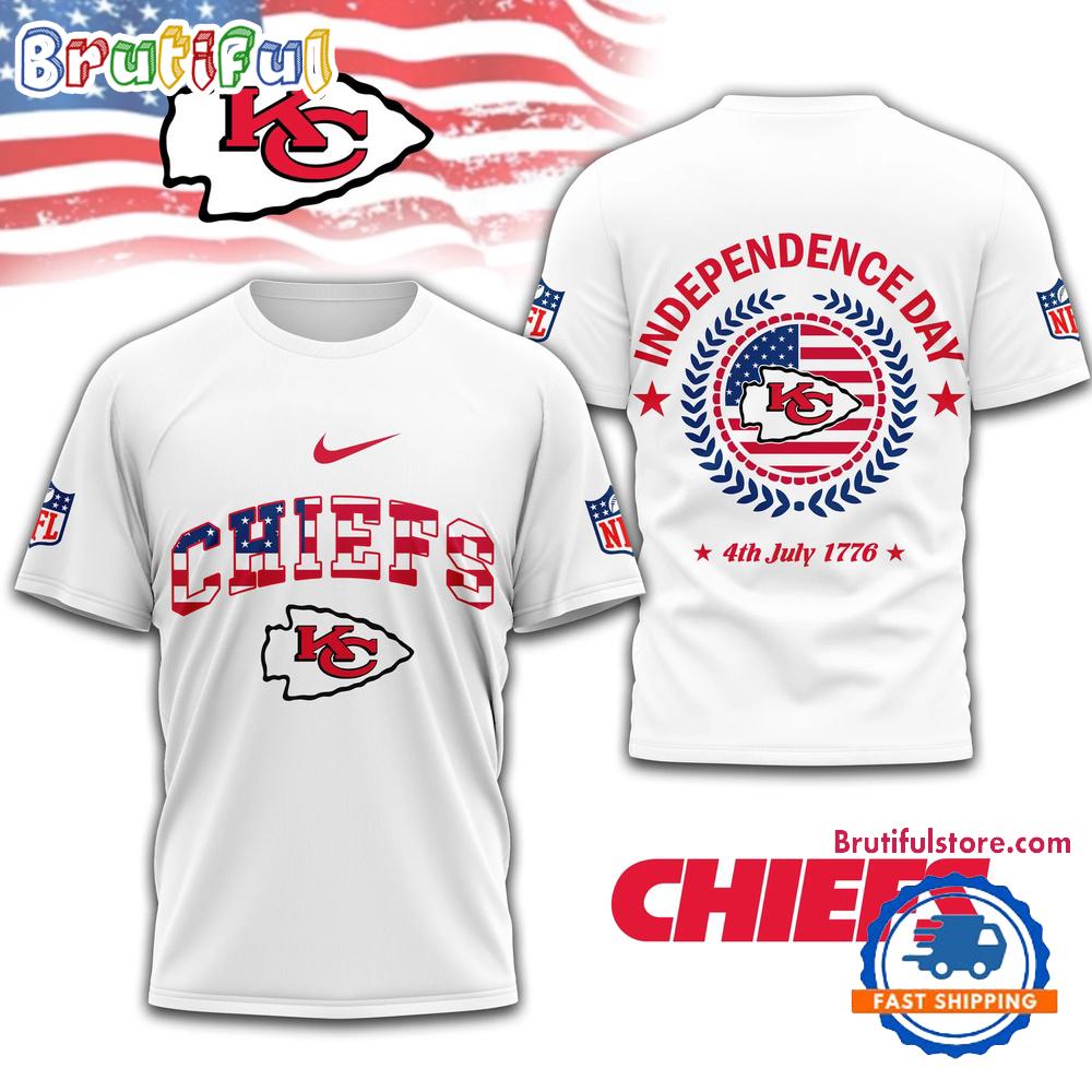 NFL Kansas City Chiefs Football Team Independence Day New Design 3D Shirt