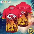NFL Kansas City Chiefs Hawaii Shirt Flamingo And Flower Funny Aloha Shirt