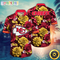 NFL Kansas City Chiefs Hawaii Shirt Flower Aloha Spirit Shirts