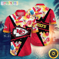 NFL Kansas City Chiefs Hawaii Shirt Flower Island Inspired Apparel
