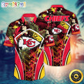 NFL Kansas City Chiefs Hawaii Shirt Flower Vibrant Beachy Shirts