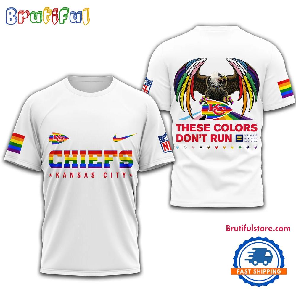 NFL Kansas City Chiefs Human Rights Campaign LGBT Pride Month 3D T Shirt