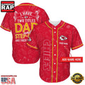 NFL Custom Name Kansas City Chiefs I Have Two Titles Father’s Day New Design Baseball Jersey Shirt