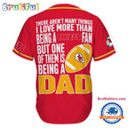 NFL Kansas City Chiefs I Love Being A Dad Father’s Day Baseball Jersey