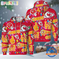 NFL Kansas City Chiefs Love For Life Football Team Merry Christmas Hoodie Shirt