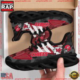 NFL Kansas City Chiefs Military Camouflage Max Soul Shoes Running Sneakers Running Sneakers